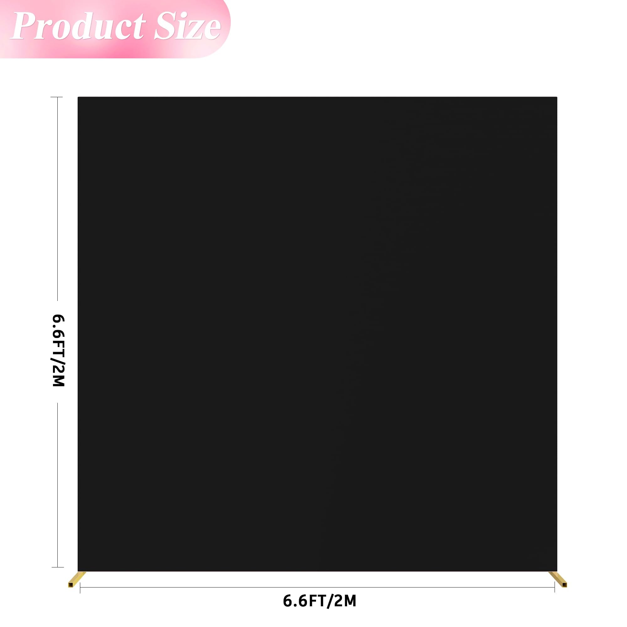 Wokceer double-sided arch cover displays decorations from both sides