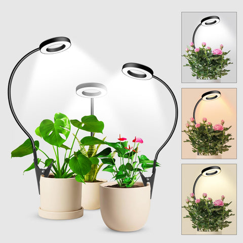 Wolezek 2in1 grow light clip-on for pots offers flexible placement.