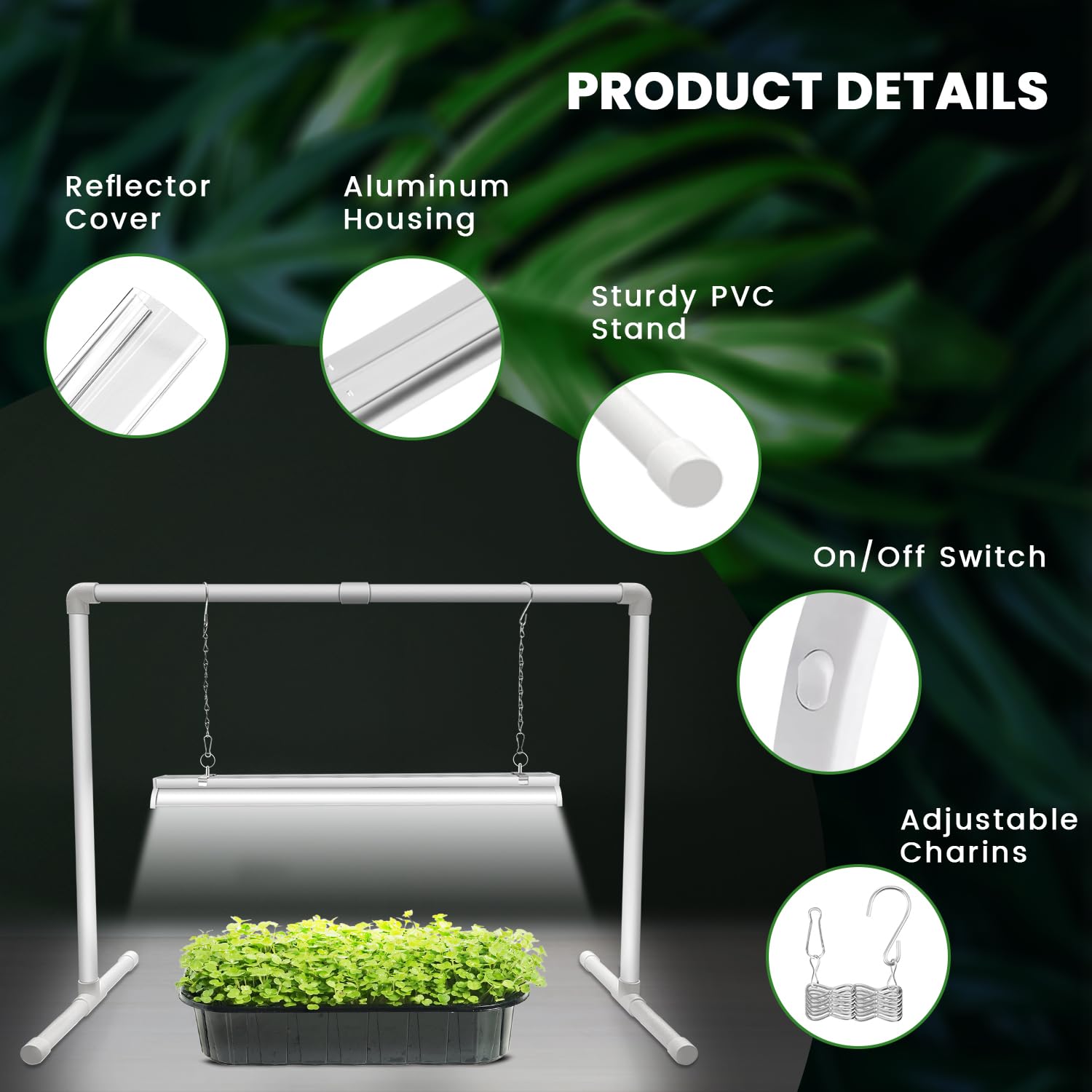 Wolezek 660nm red LEDs offering targeted light for early growth