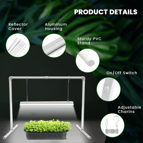 Wolezek 660nm red LEDs offering targeted light for early growth