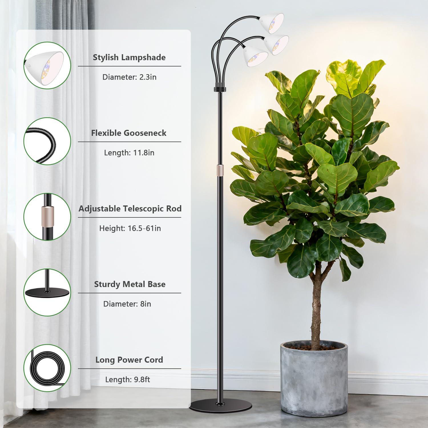 Wolezek timer and dimming offer automation and customizable light levels.