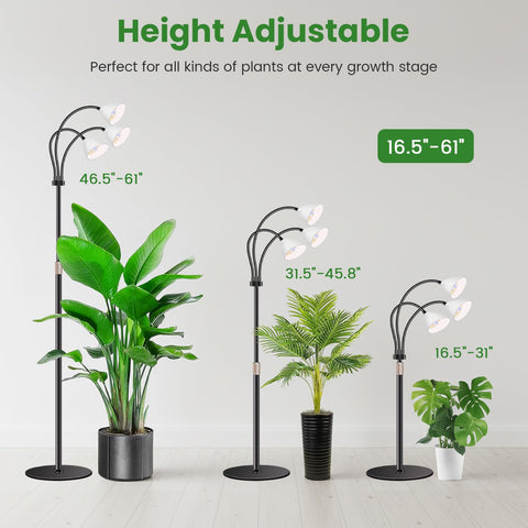 Wolezek gooseneck allows precise aiming to highlight foliage and evenly illuminate leaves.