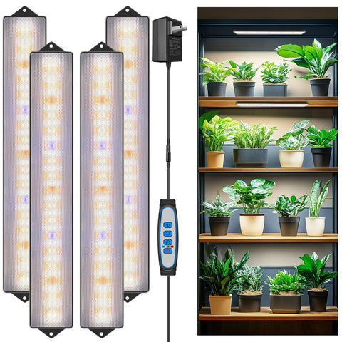 Wolezek Grow Light Strip delivers wide illumination for indoor plants