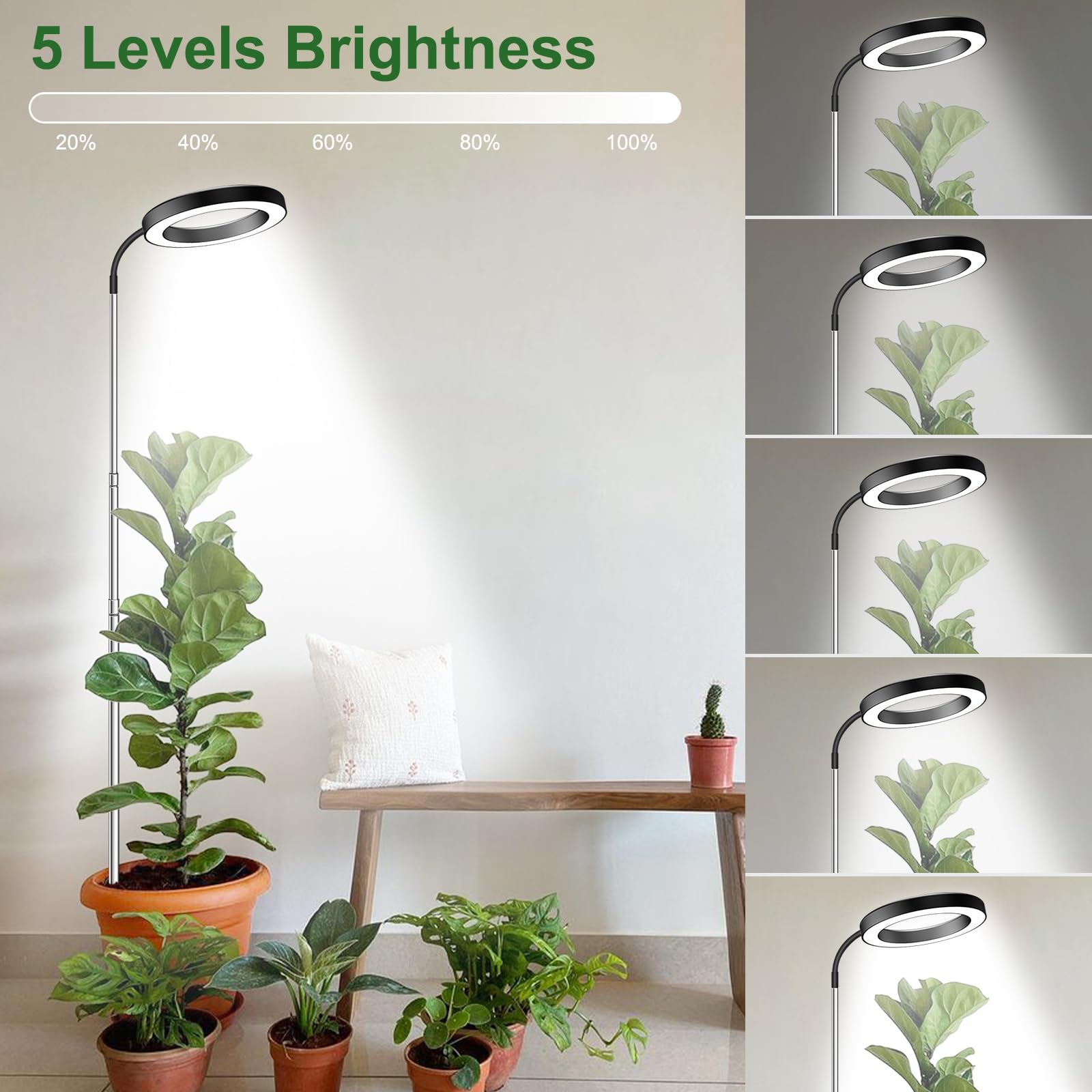 Wolezek Grow Lights timers offer 6/12/16-hour scheduling options