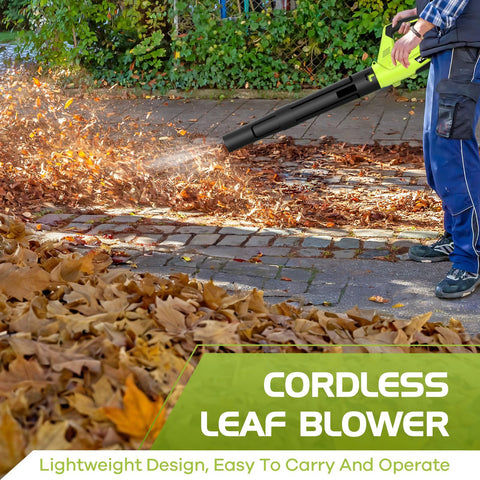 WOLFMEN Leaf Blower 2-speed control for versatile yard tasks