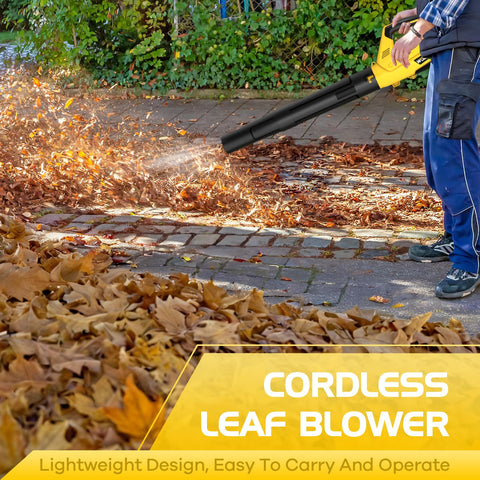 WOLFMEN leaf blower axial turbofan motor delivers strong airflow
