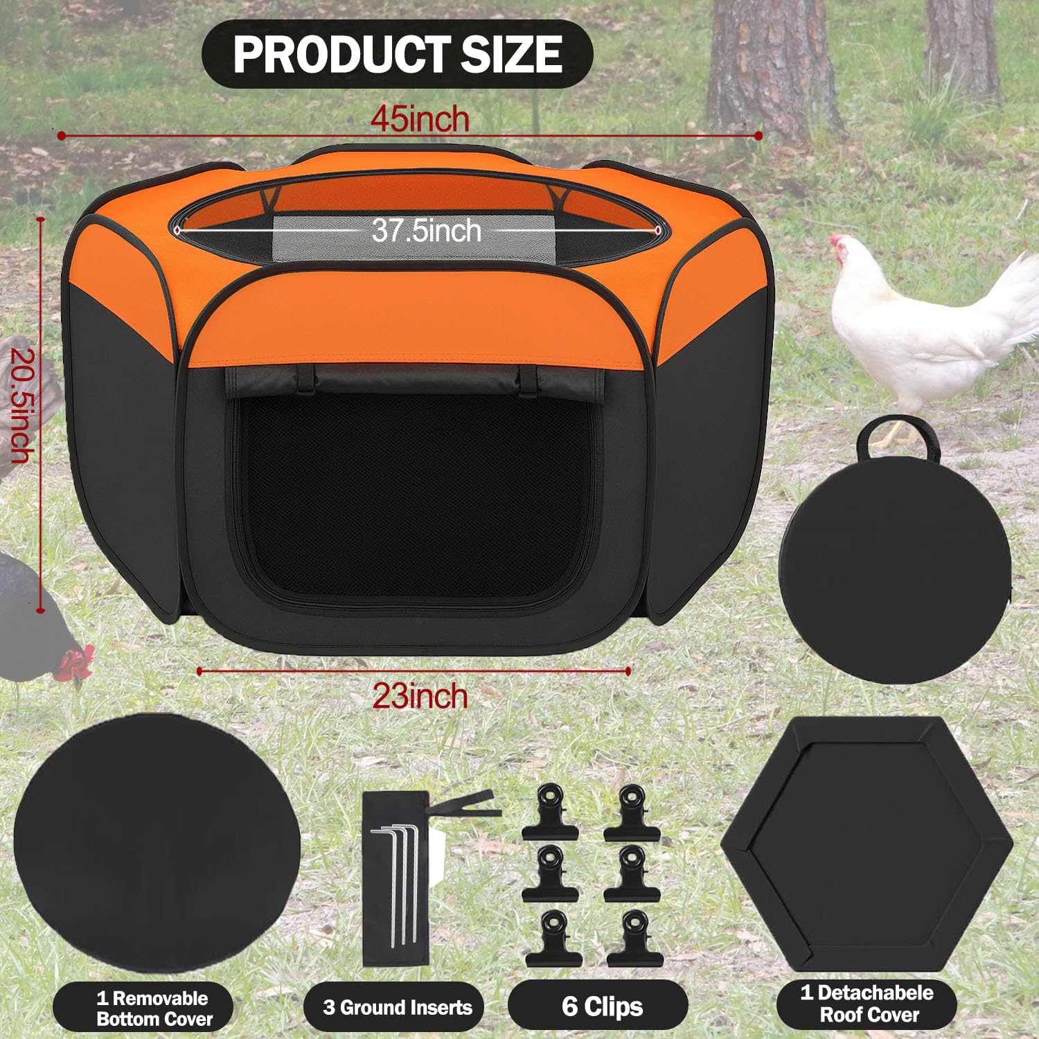 WOLOGO Collapsible fold saves space for storage and travel