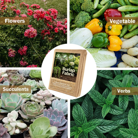 WOLOGO garden bed cover shows wide 40in width for soil protection