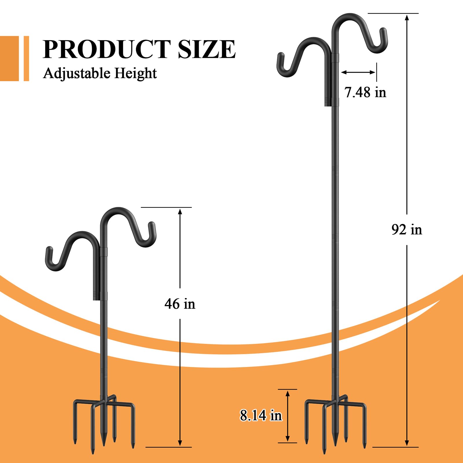 Womnwomn 5-prong base anchors deeply for wind resilience in soil.