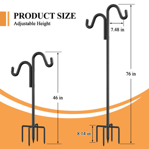 Powder coated heavy duty steel protects the Womnwomn pole outdoors