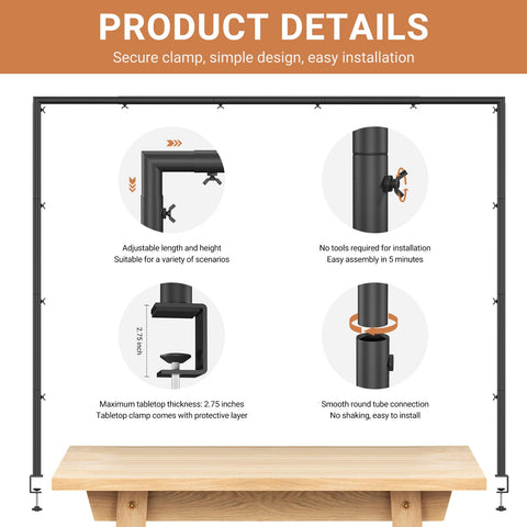 Womnwomn sturdy metal frame offers reliable support for hanging décor