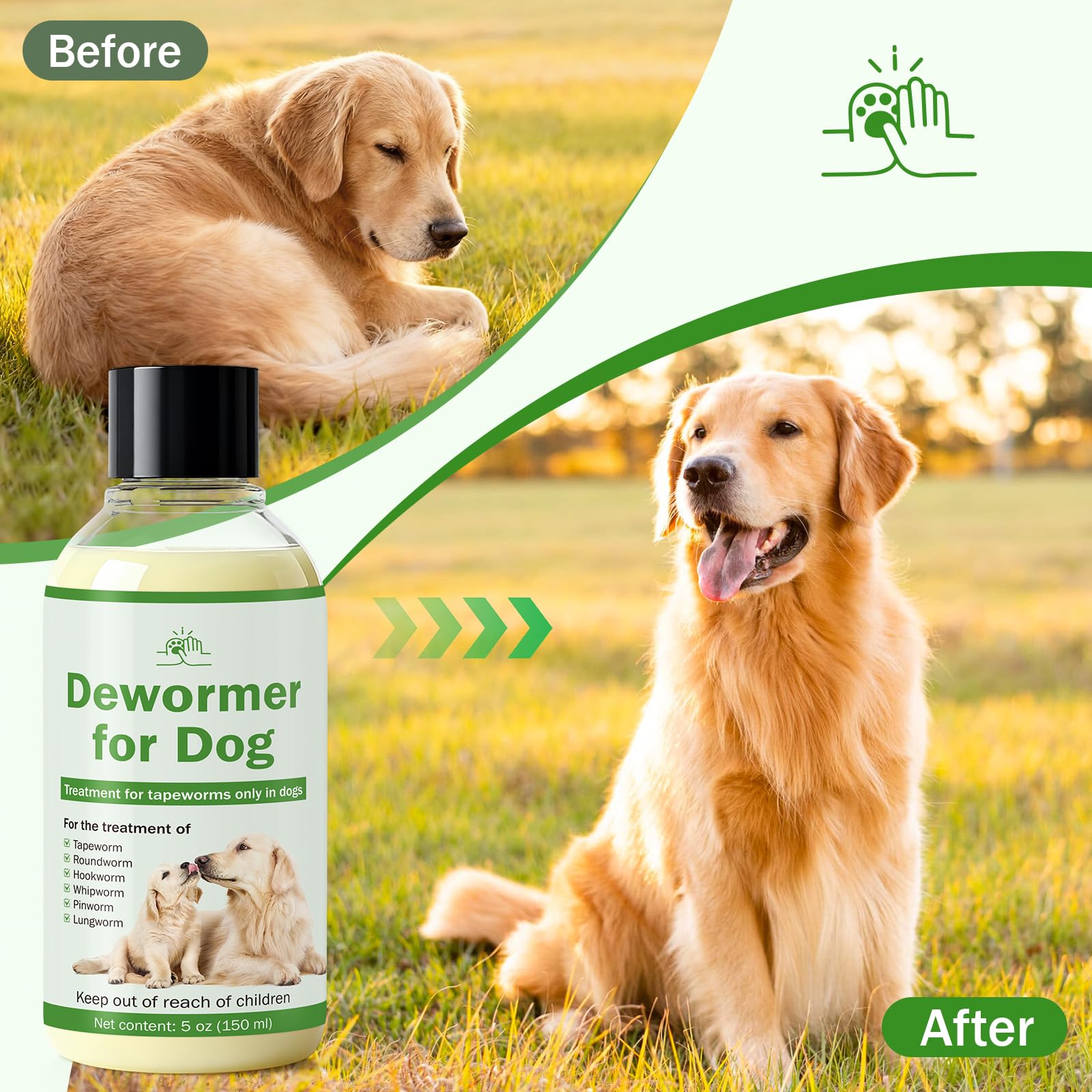 WOMRICH tapeworm treatment for dogs facilitates easy administration.