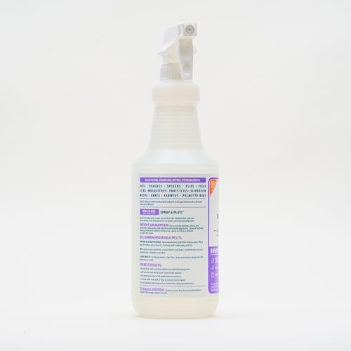 Wondercide ant-killer action near entryways and countertops.