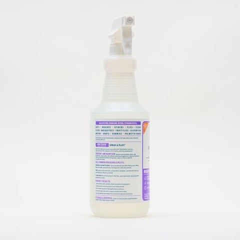 Wondercide ant-killer action near entryways and countertops.