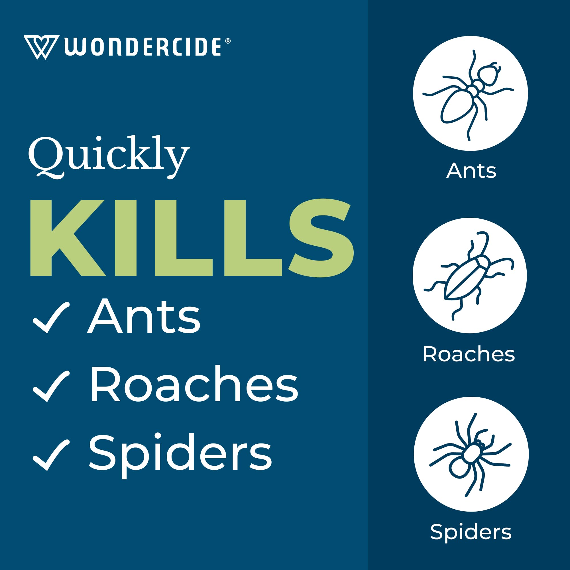 Wondercide ant and roach aerosol spray targets cracks and crevices to deter pests