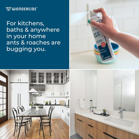 Wondercide ant and roach aerosol spray is pet-safe when used as directed