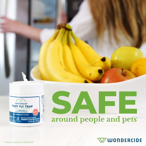 Wondercide fruit fly trap no artificial colors or fragrances clean simple formula