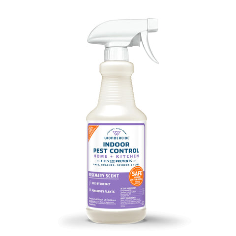 Wondercide indoor pest-control spray bottle for quick, pet-friendly bug relief.