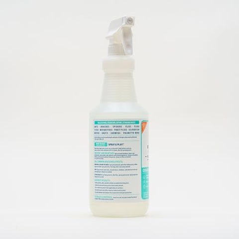 Wondercide Cedarwood mist on window sill deters pests naturally.
