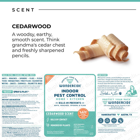 Wondercide safe to use in living areas around pets.