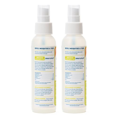 Wondercide spray applied by hand showing safe family protection from bites