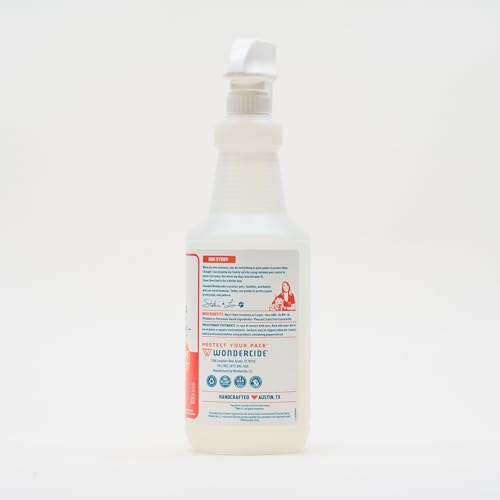 Wondercide Peppermint spray on windows and doors to deter entry pests