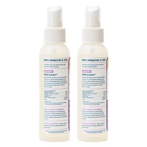 Wondercide Rosemary 2-Pack spray action demonstrates quick outdoor protection