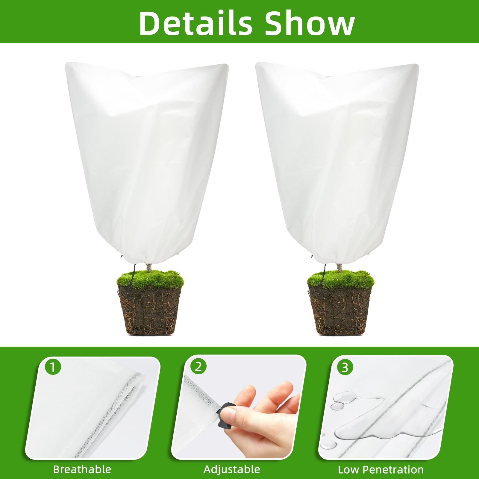 WonderField packaged three-pack ready for garden protection.
