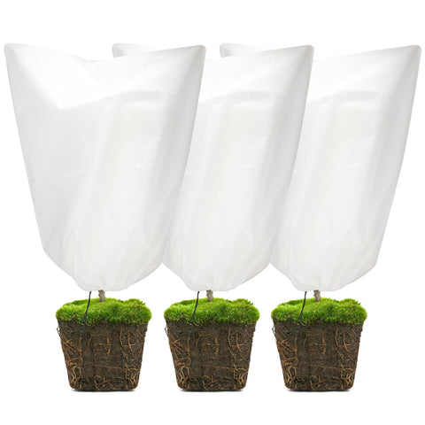 WonderField plant covers on a plant shield against frost and wind.