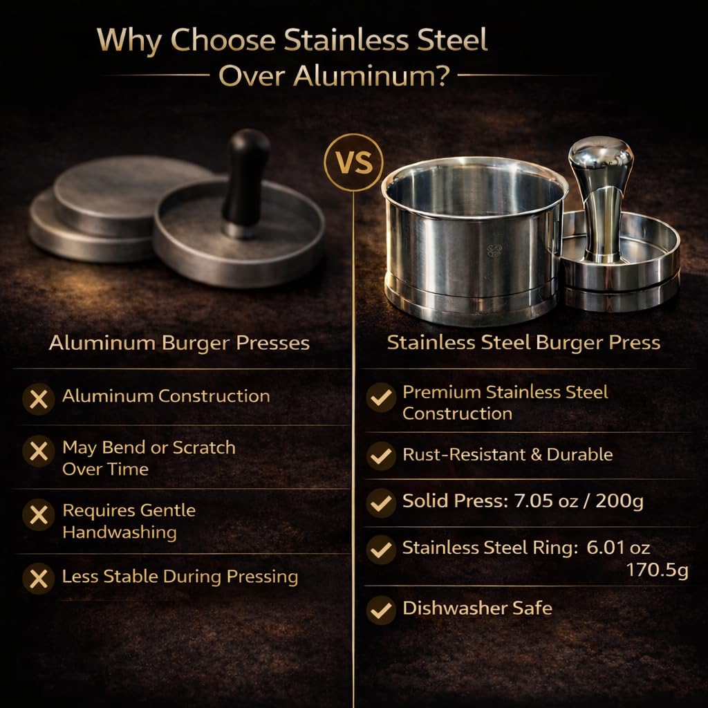 Wonderful Cuisine food-grade stainless steel detail highlighting safety
