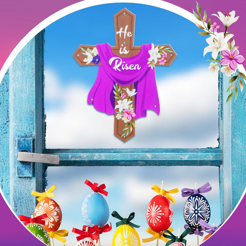 Wonderjune Battery-powered Easter decor that shines without wiring limitations.