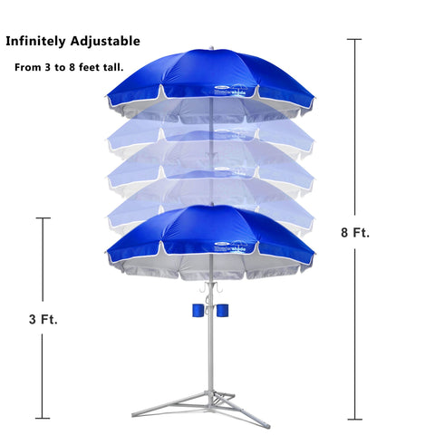 Wondershade extended height range from 3 to 8 feet