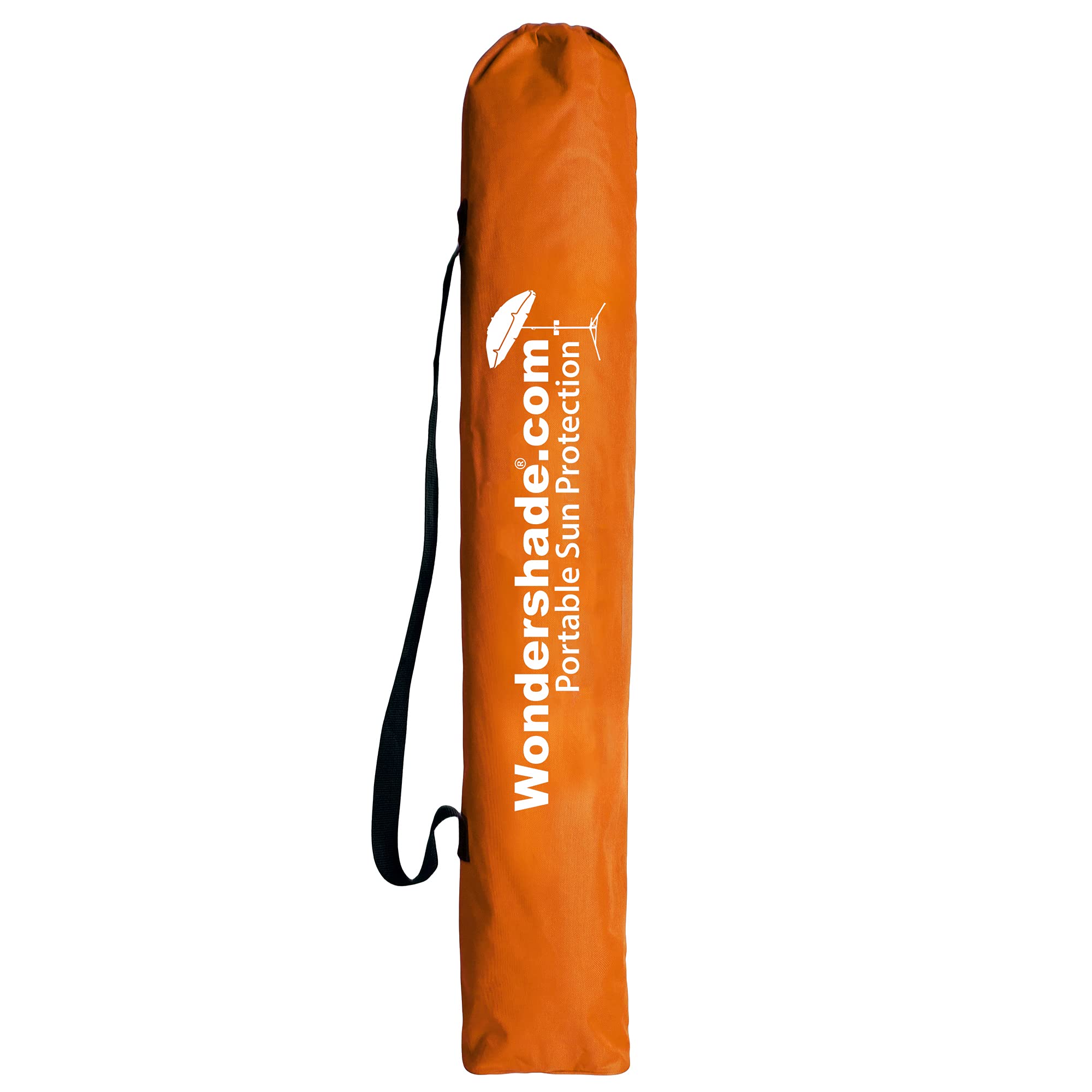 Wondershade tripod base with cup holders keeps drinks off the ground