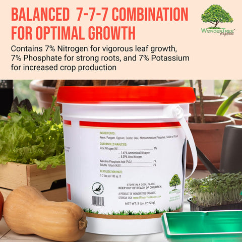 WonderTree Eden dissolves in water for easy soil drench application.