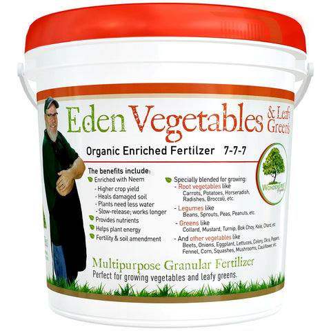 WonderTree Eden packaging signals an organic option for healthy vegetable yields.