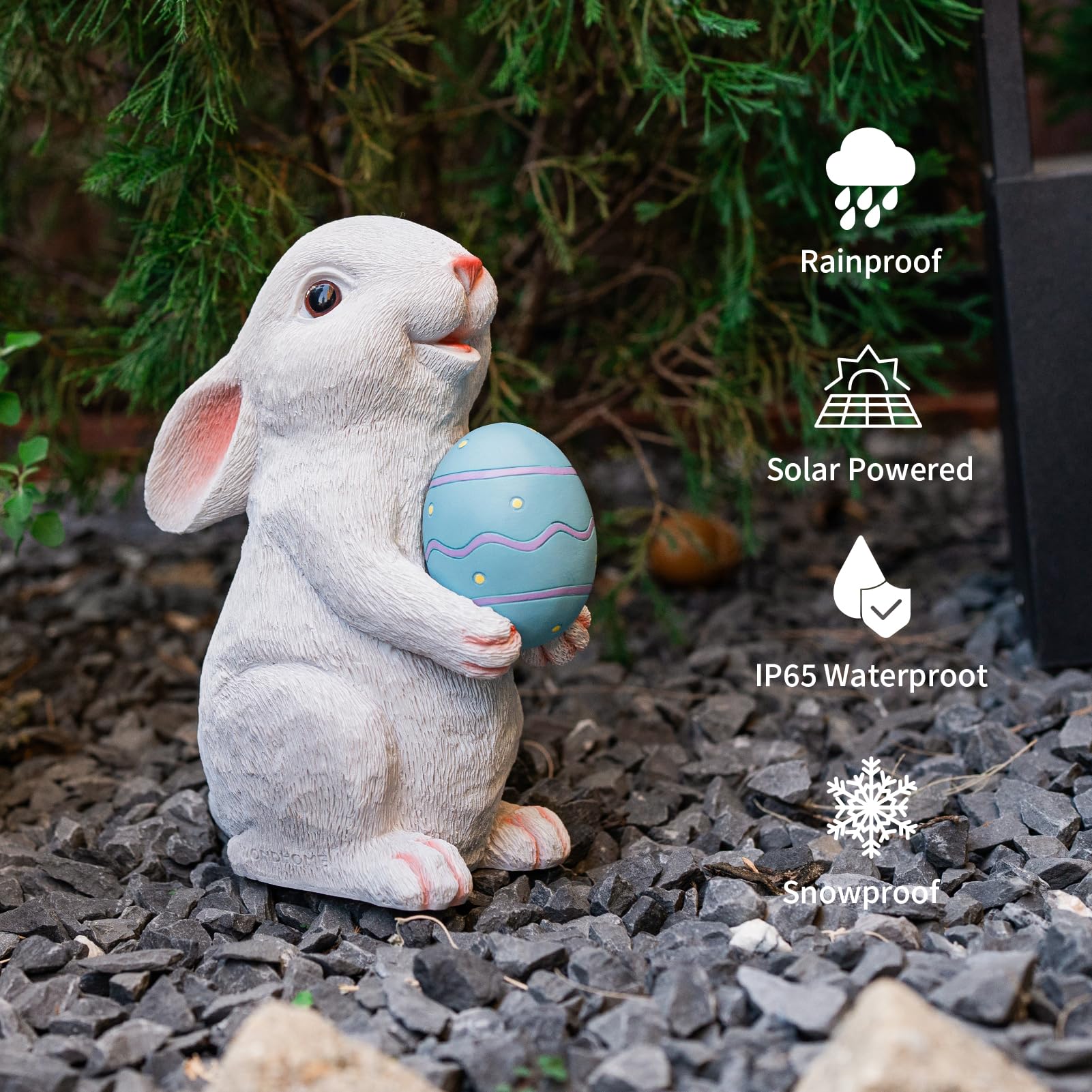 WONDHOME Easter gift bunny for mom or grandma delights loved ones.