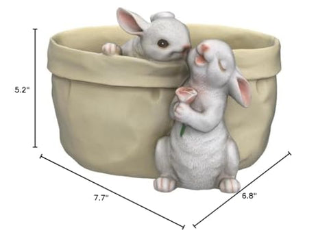 WONDHOME indoor-outdoor display shows cute bunny decor enhancing any room.