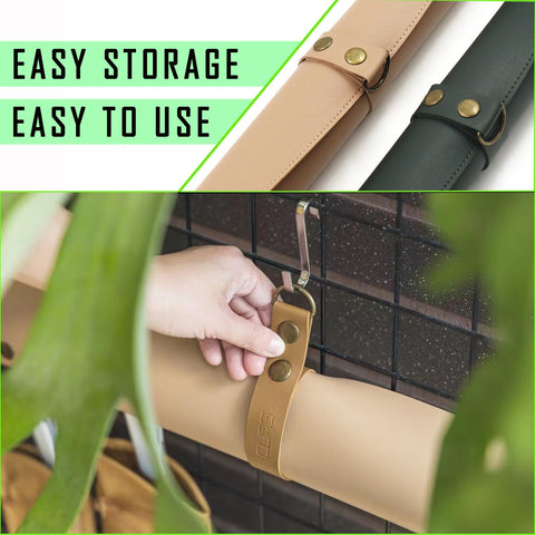WondMall repotting mat corner buttons prevent spills during plant care