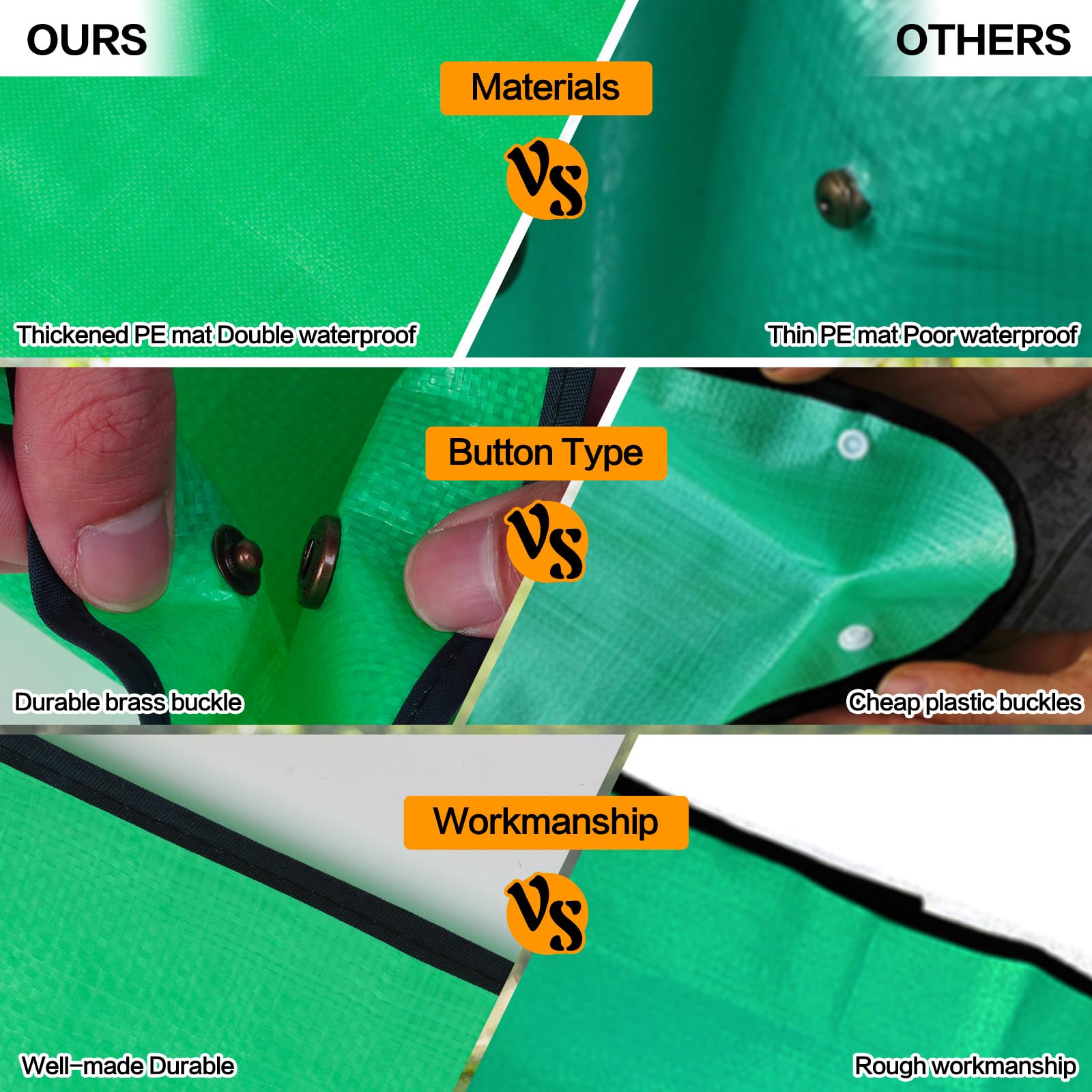 WondMall easy-clean roll-up design stores compactly after use