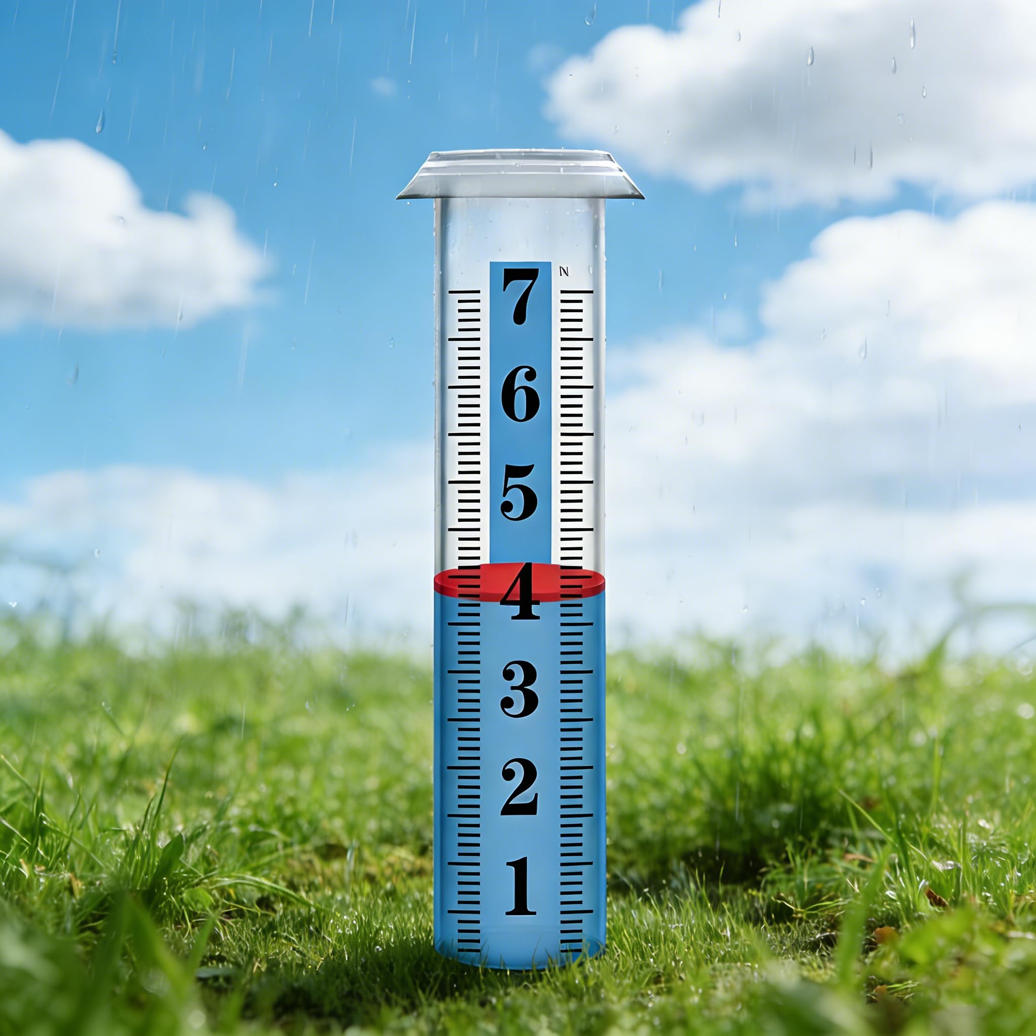 WondMall easy-install rain gauge tube for hassle-free replacement