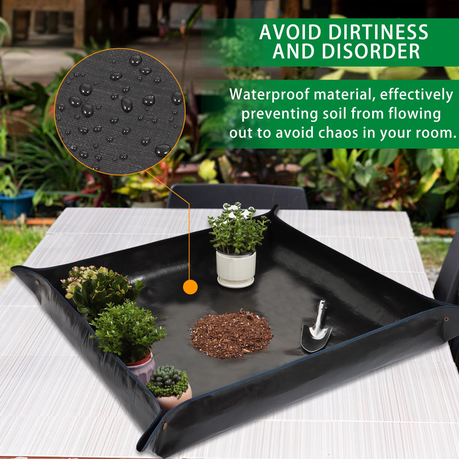 WondMall durable waterproof Oxford PVC material used in the mat