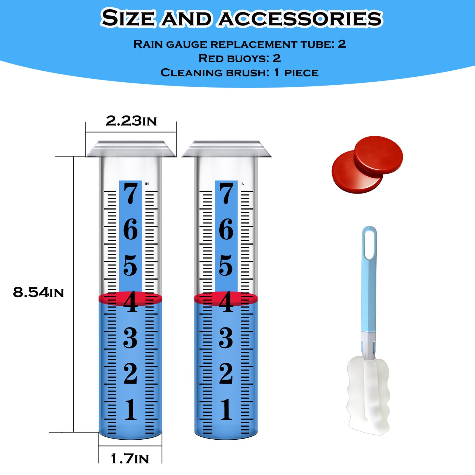 WondMall outdoor rain gauge accessory designed for durable garden use
