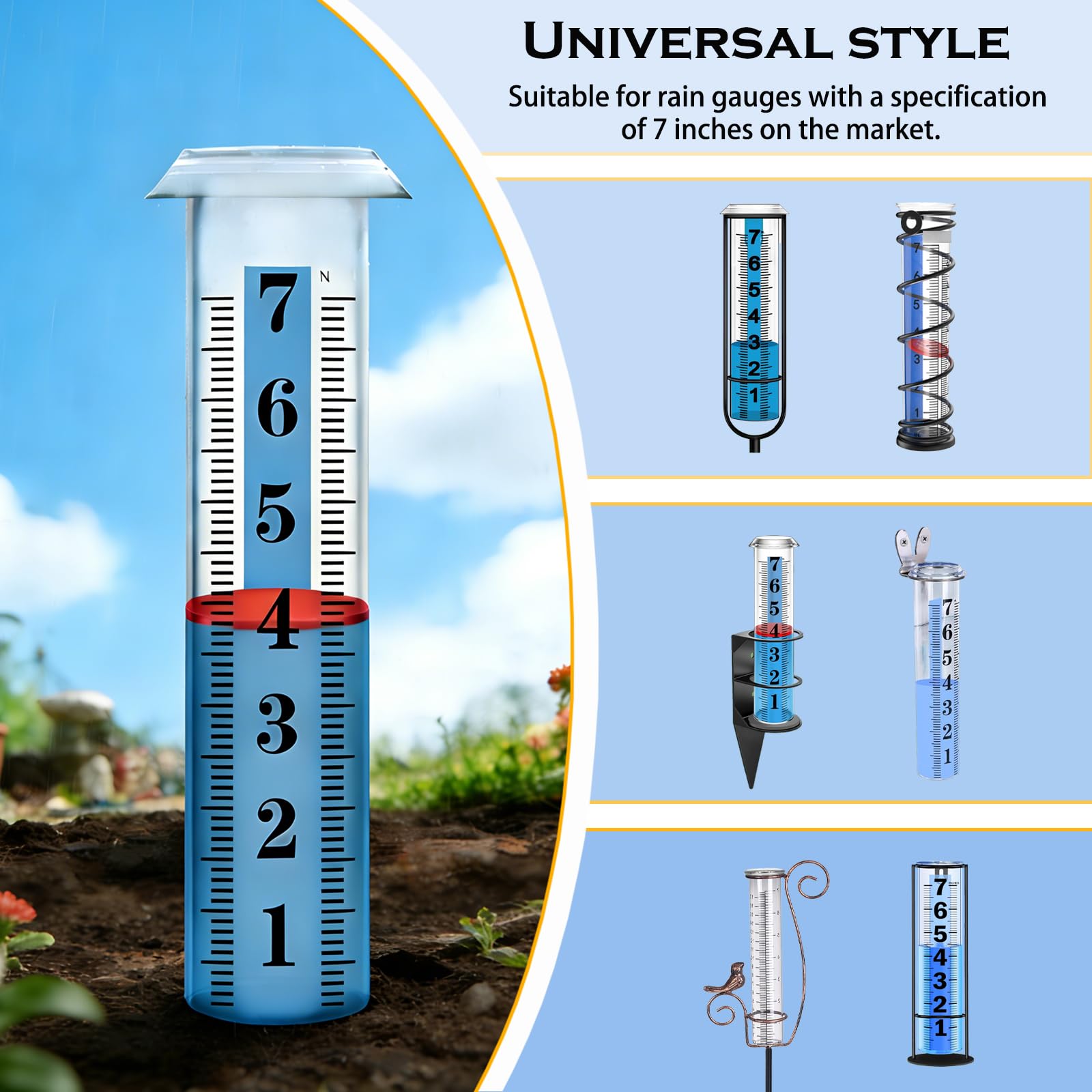 WondMall replacement tubes 2-pack for easy maintenance of 7-inch gauges