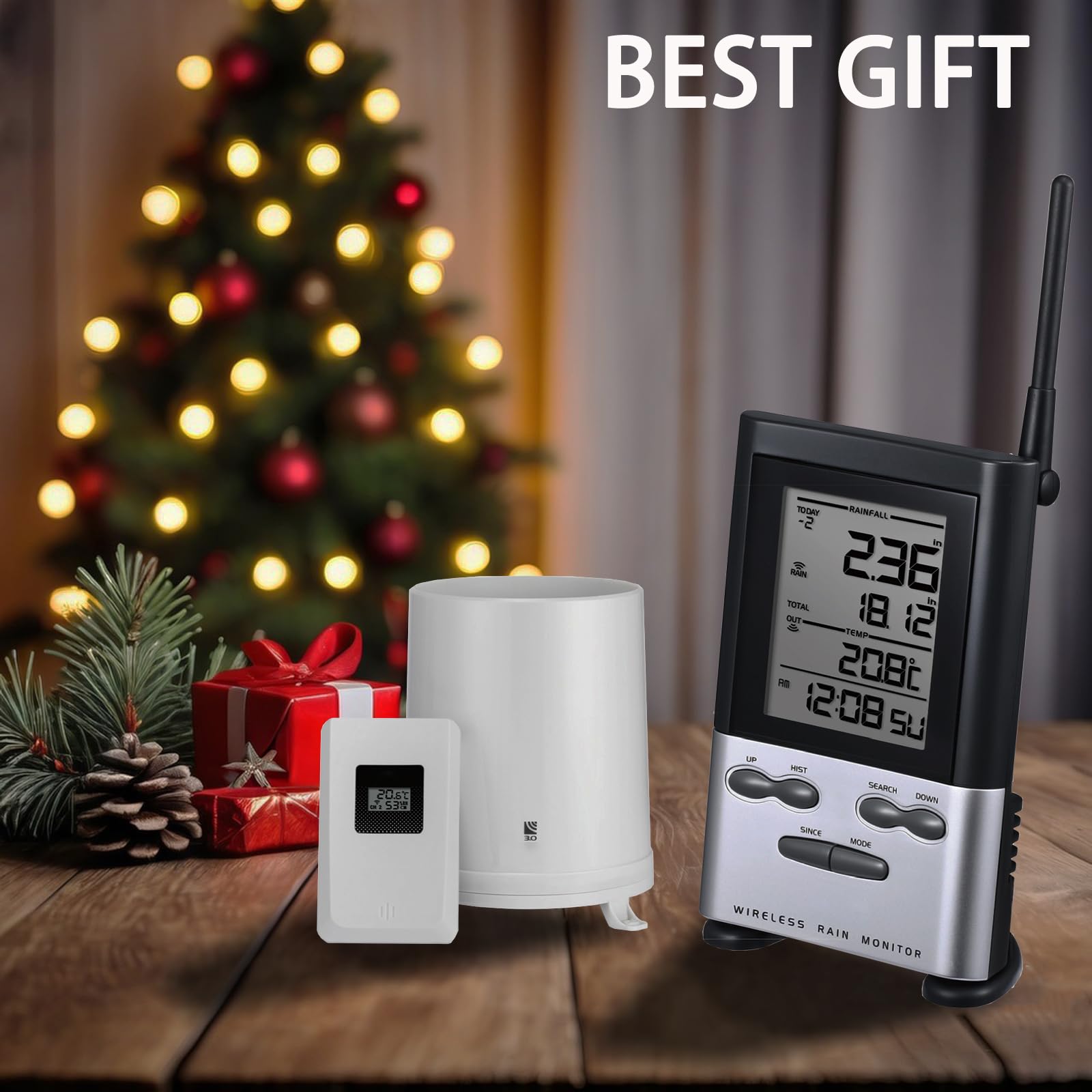 WondMall stylish outdoor weather station enhances any space.