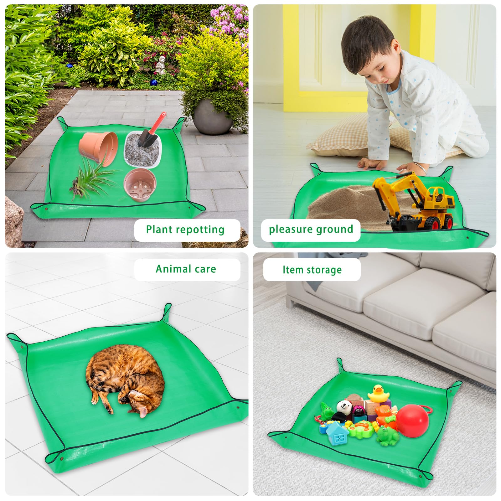 WondMall table-protection mat shields tables from water during gardening
