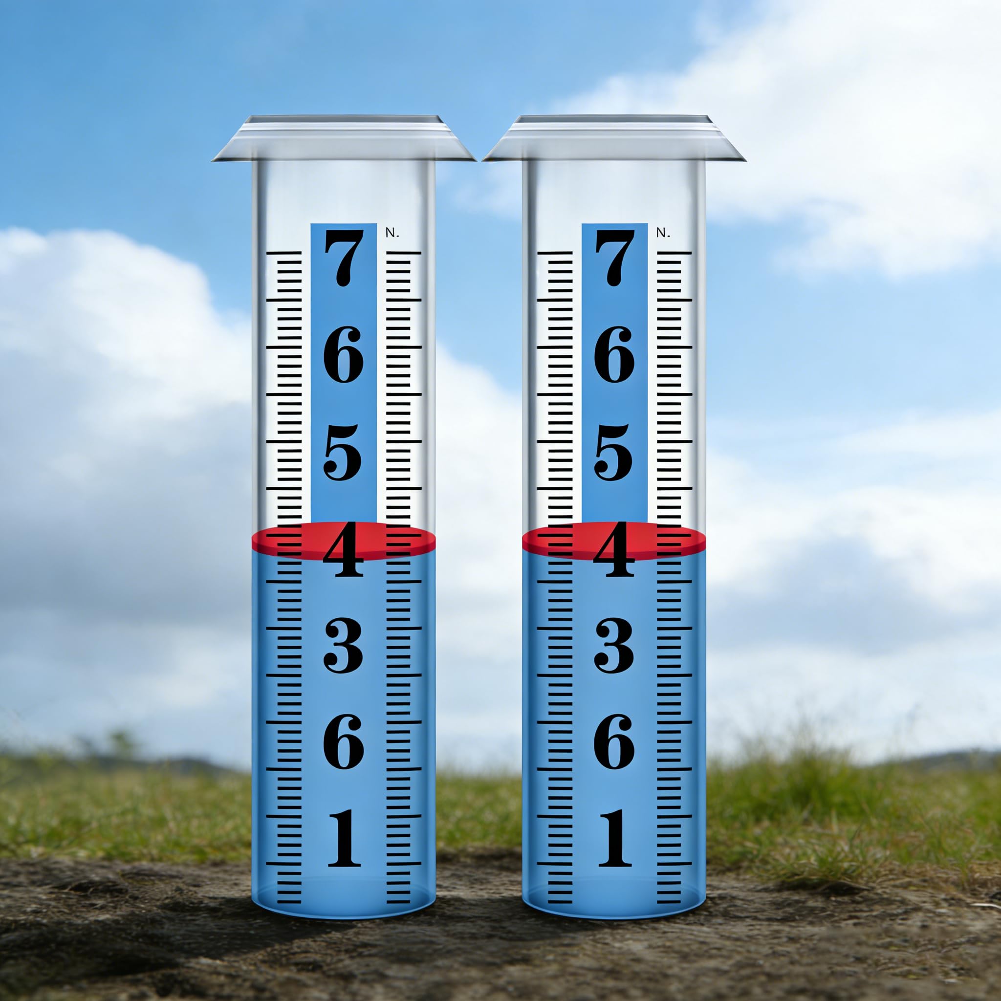 WondMall weatherproof rain gauge tube built for outdoor conditions