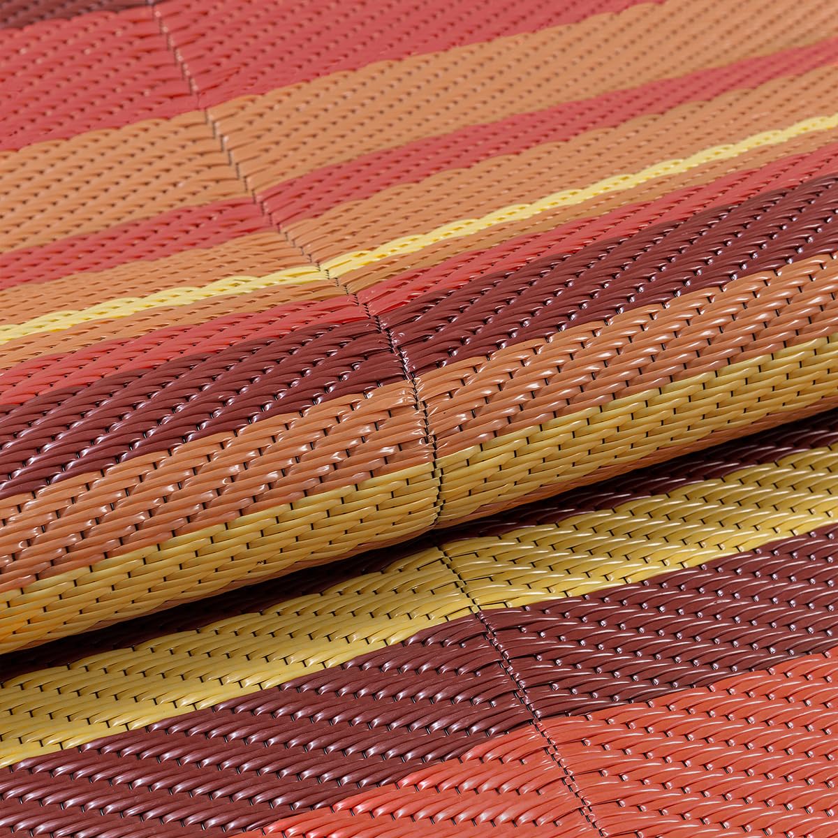 WondRg lightweight foldable rug packed for camping and travel.