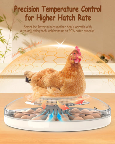 WONEGG incubator automatic turner ensures even warming across eggs
