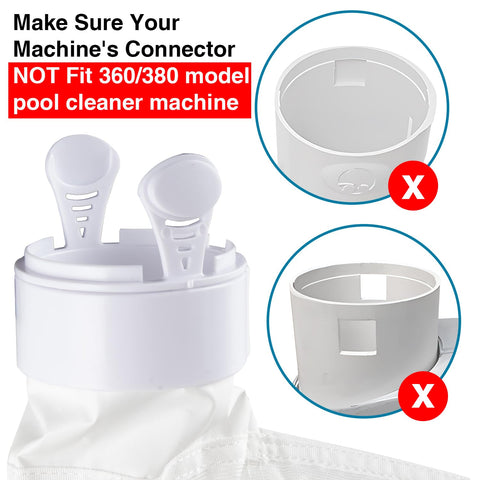 WONEWTH easy-installation clips ensure secure fit on your pool cleaner.