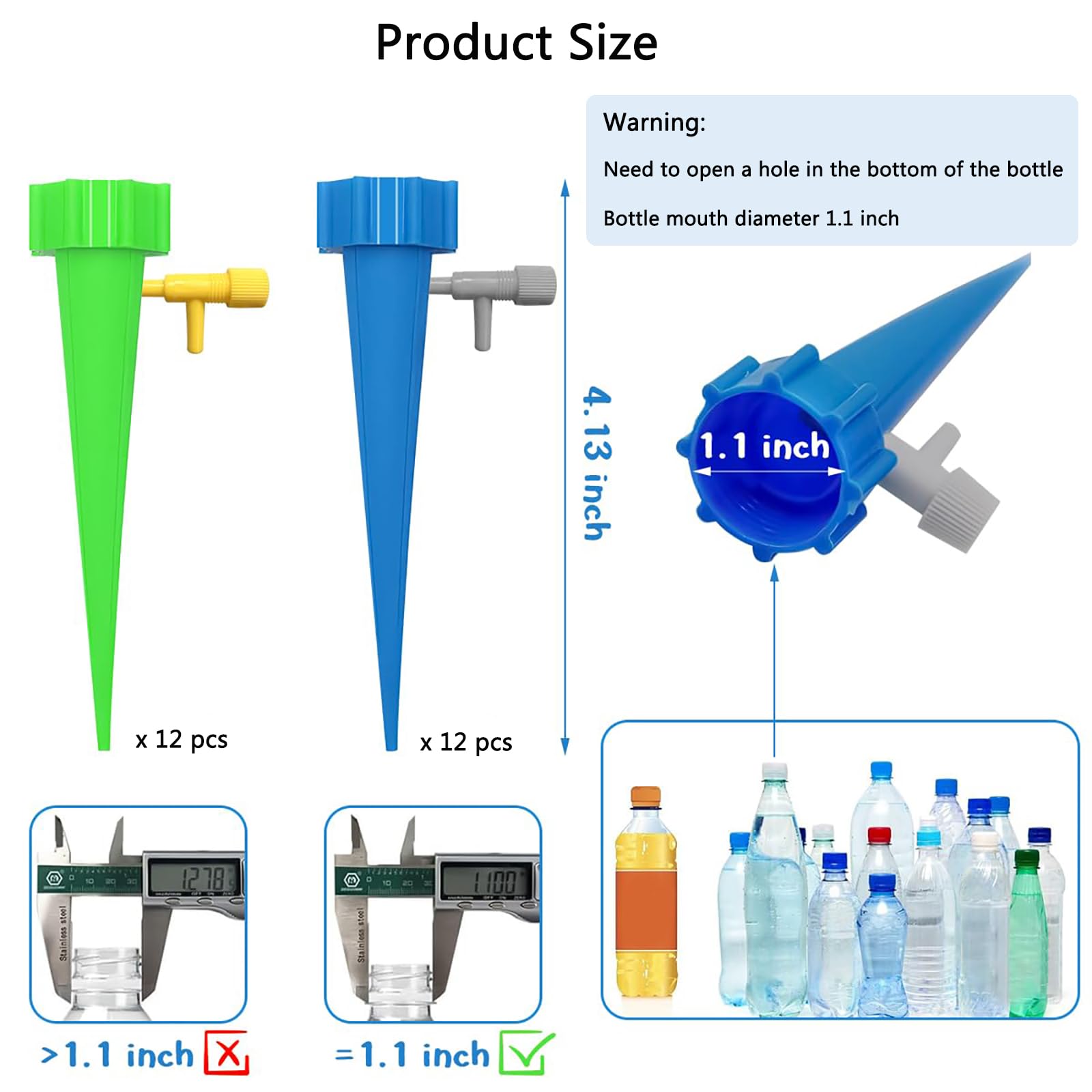 Wonglea auto watering device setup for easy travel plant care.
